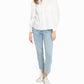 Nicole Miller - Cotton Poplin Button Down Top