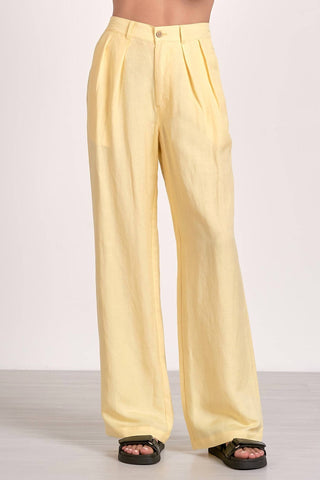 Elan - Linen Pleated Pants