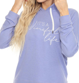 Pj Salvage - Women's It's A Wineful Life Hoodie