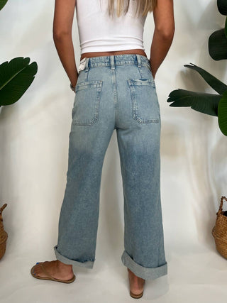 Free People - Palmer Cuffed Jeans