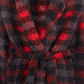 Max & Olivia Little & Big Boy's Faux Sherpa Plaid Robe Red Size X-Large