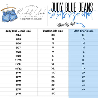 Judy Blue - Raw Hem Destroy Back Jean Shorts