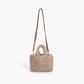 Like Dreams - Women's Demi Faux Fur Sherpa Square Shoulder Bag