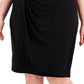 Connected Women's Colorblocked Lace Sheath Dress Black Size 18W