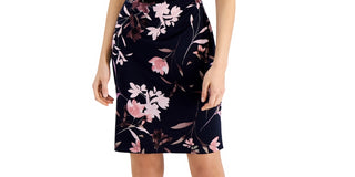 Connected Women's Popover Sheath Dress Blue Size 8Petite