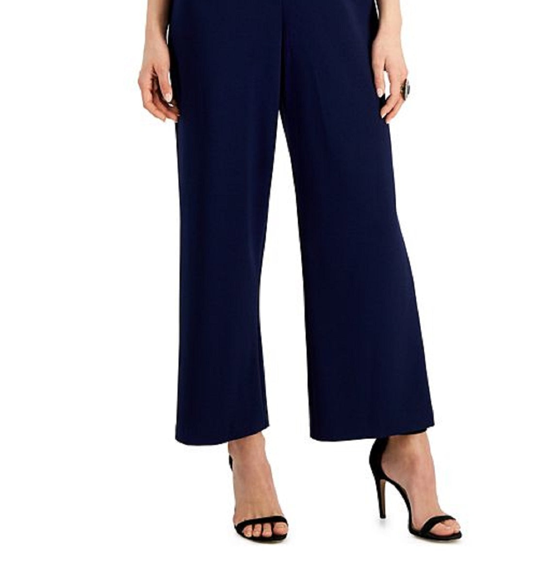 Connected Women's Popover Jumpsuit Blue Size 10 Petite