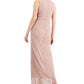Connected Women's Pleated Twist Front Dress Pink Size 10