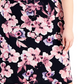 Connected Women's Floral Print Popover Midi Dress Pink Size 24W