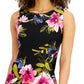 Connected Women's Floral Sheath Dress Pink Size 4Petite