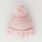Huggalugs - Baby Girls Pom Pom Hat