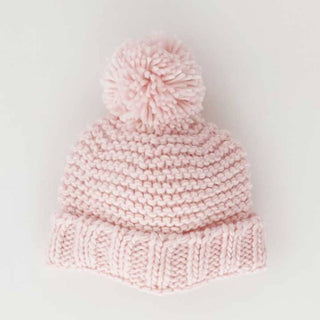Huggalugs - Baby Girls Pom Pom Hat