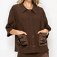 Joh - Kira Button Down Satin Top