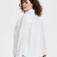 And Now This Women's Cotton Oversized Shirt White Size 0X
