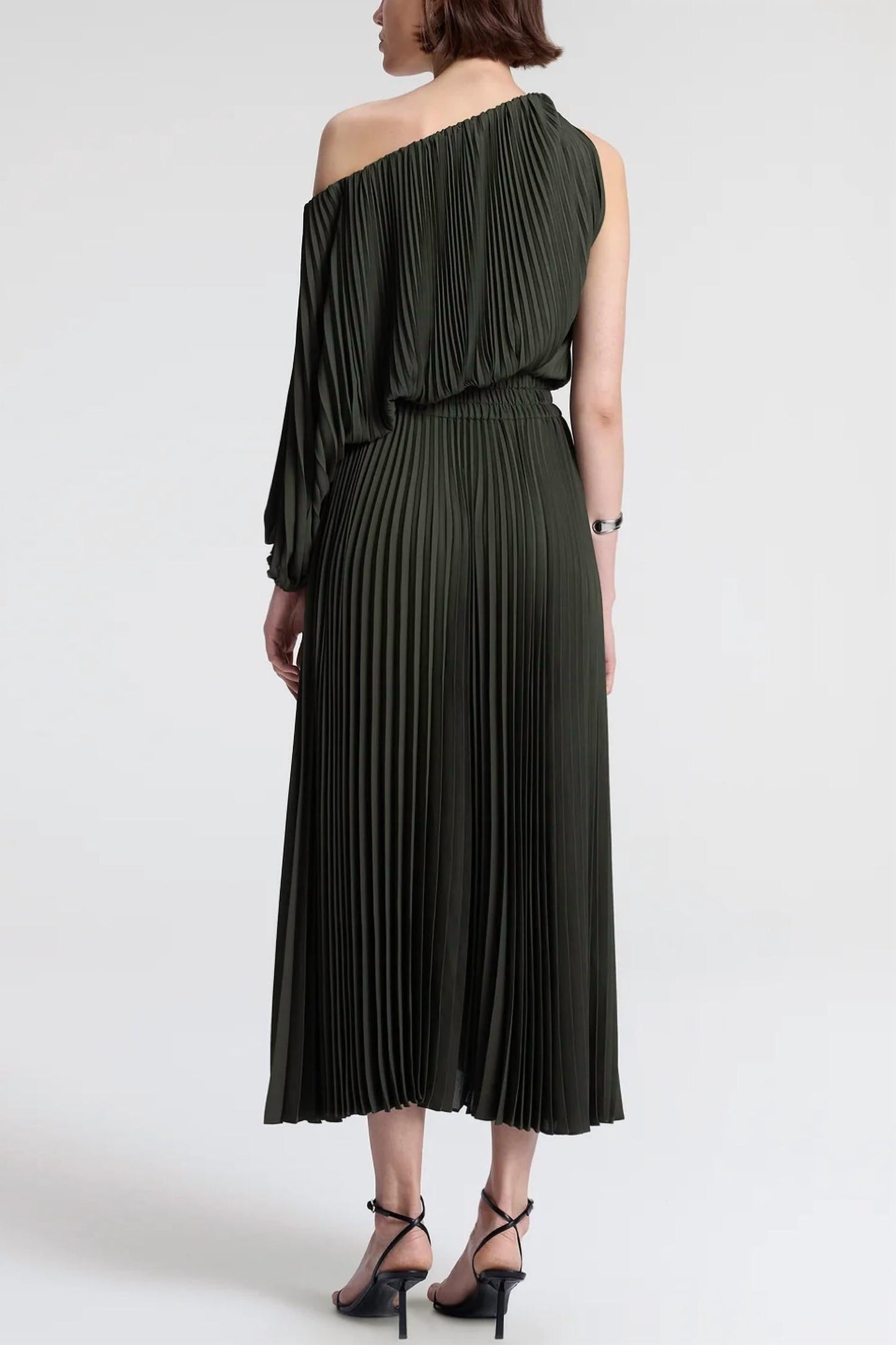 A.L.C. - Mara Georgette Pleated Midi Dress