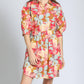 Apny - Belted Puff Sleeve Dress