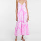 Juliet Dunn - Palladio Print Sash Bow Back Midi Dress