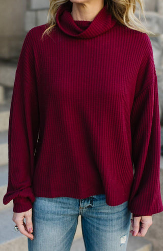 Sanctuary - Klara Waffle Turtleneck Sweater