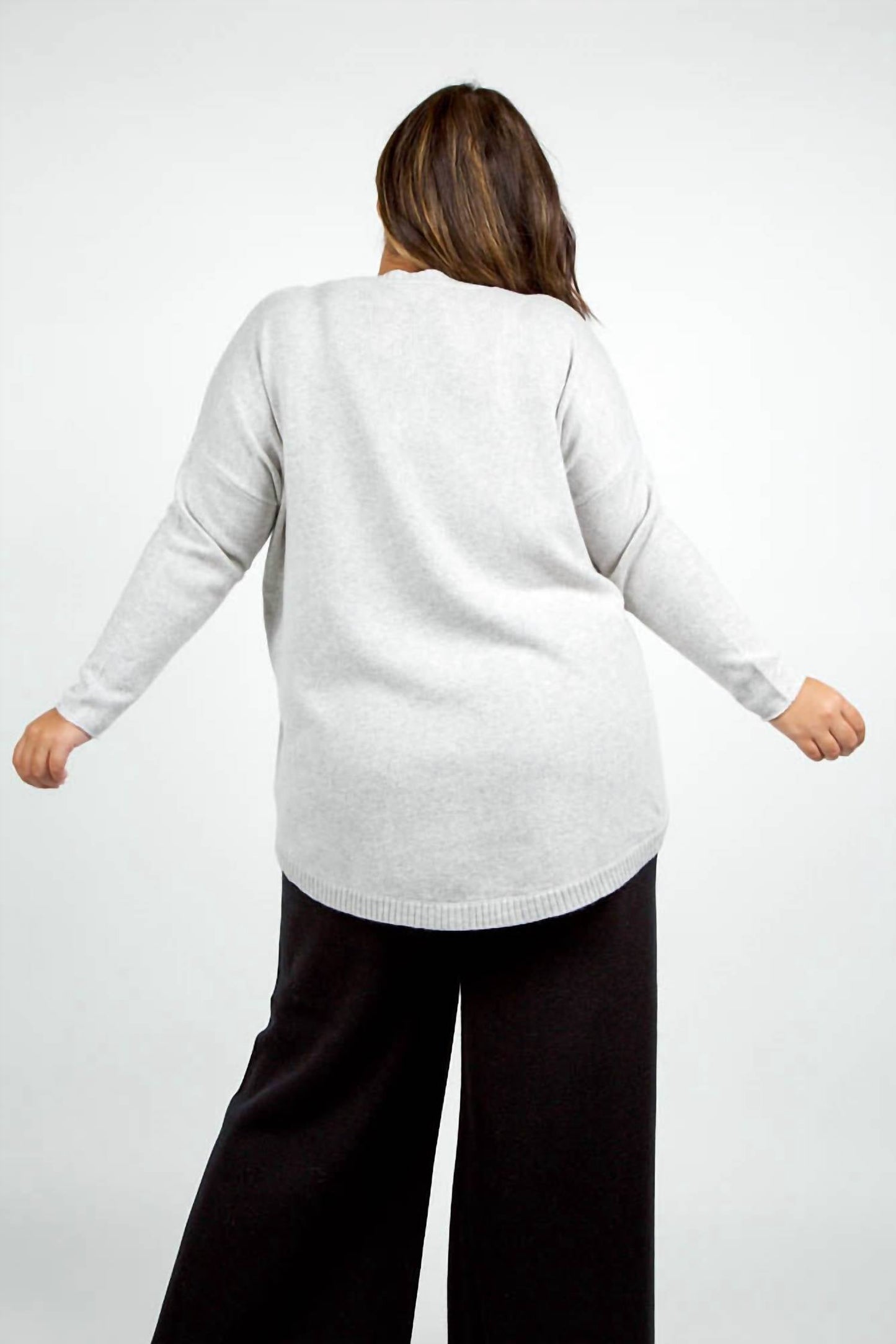 Bitte Kai Rand - Cocoon Wool Blend Oversize Blouse - Plus