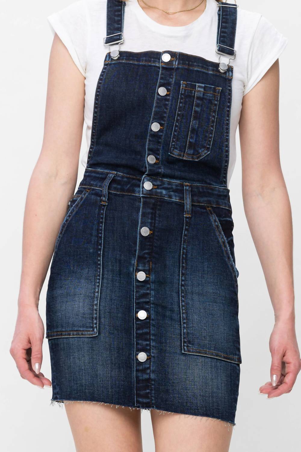 Judy Blue - High Waist Denim Overall Skirt