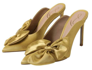 Sam Edelman - Women's Azalea Slip On Pointed Toe Bow Detailed Stiletto Pumps.