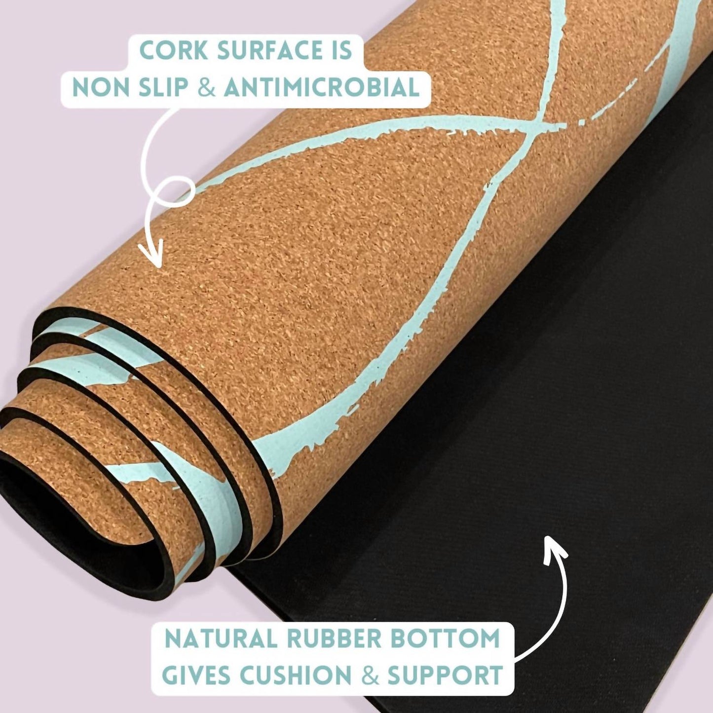 Moveco - Cork Fitness Mat