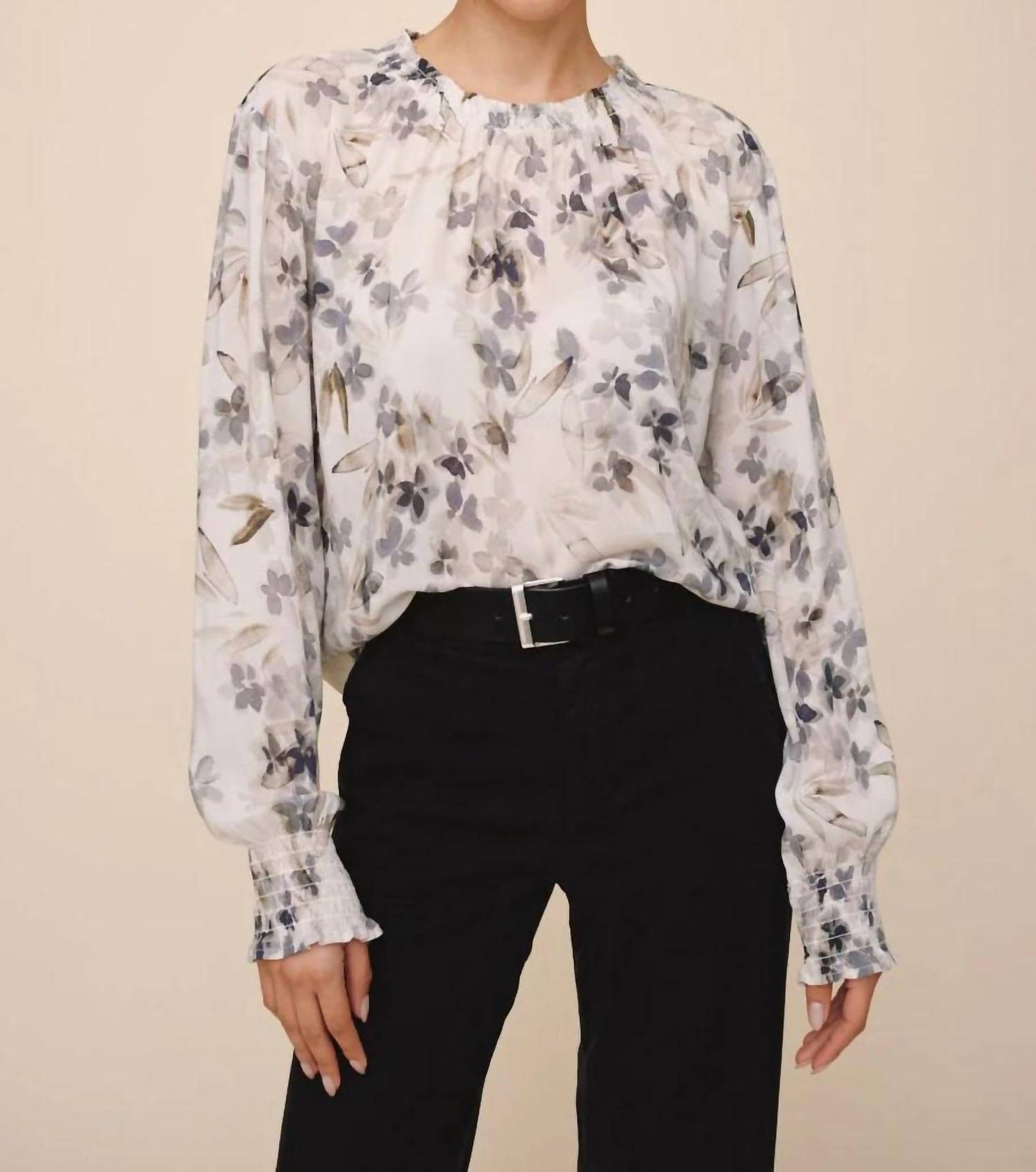 Bella Dahl - Elastic Shirred Blouse
