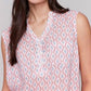 Charlie B - Printed Cotton Gauze Sleeveless Shirt
