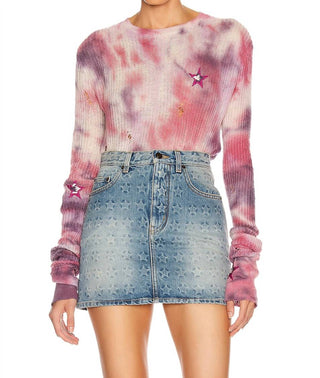 Amiri - Tie Dye Stars Cardigan Sweater