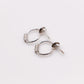 Italian Mini Sterling Silver Hoop Earrings