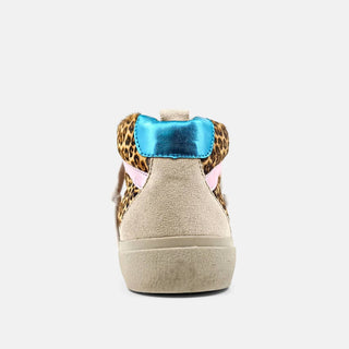 Shu Shop - Women's Paulina Leopard Star Sneakers