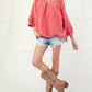 Easel - Mineral Washed Cotton Gauze Top