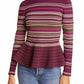 Ted Baker - London Leytina Striped Peplum Sweater