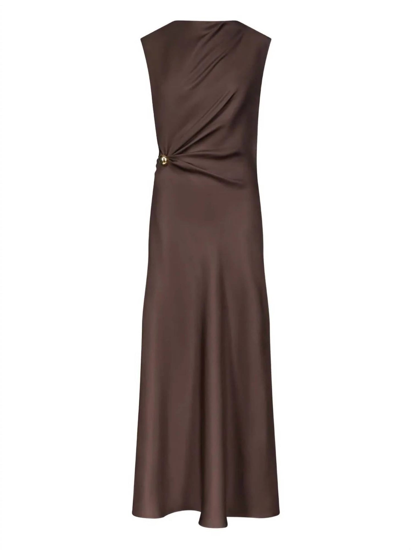 Loulou De Saison - Roan Draped Metal Ornament Dress