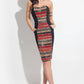 Rachel Allan - Fully Beaded Knee-length Jersey Dress