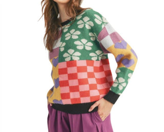 &Merci - Patch Pattern Sweater