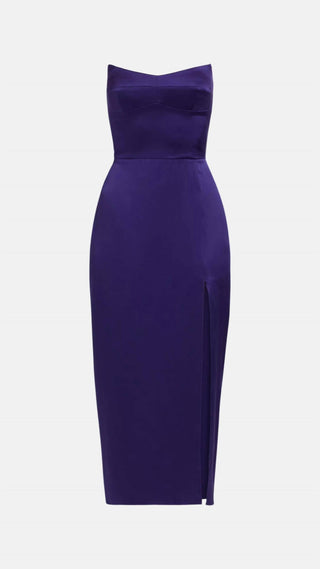 Amanda Uprichard - Ivy Strapless Midi Dress