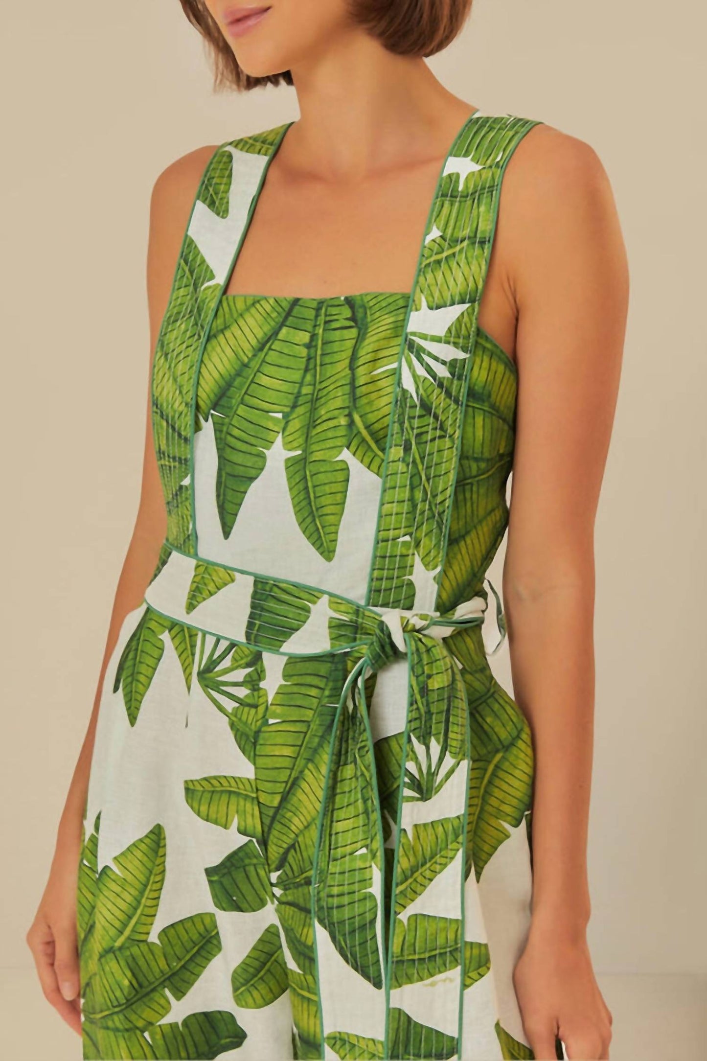 Farm Rio - Palm Fan Jumpsuit