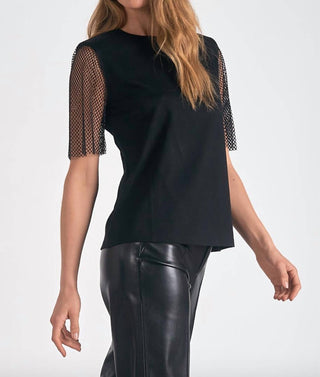 Elan - Mesh Sleeve Tee