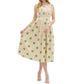 Entro - Polka Dot Strapless Midi Dress