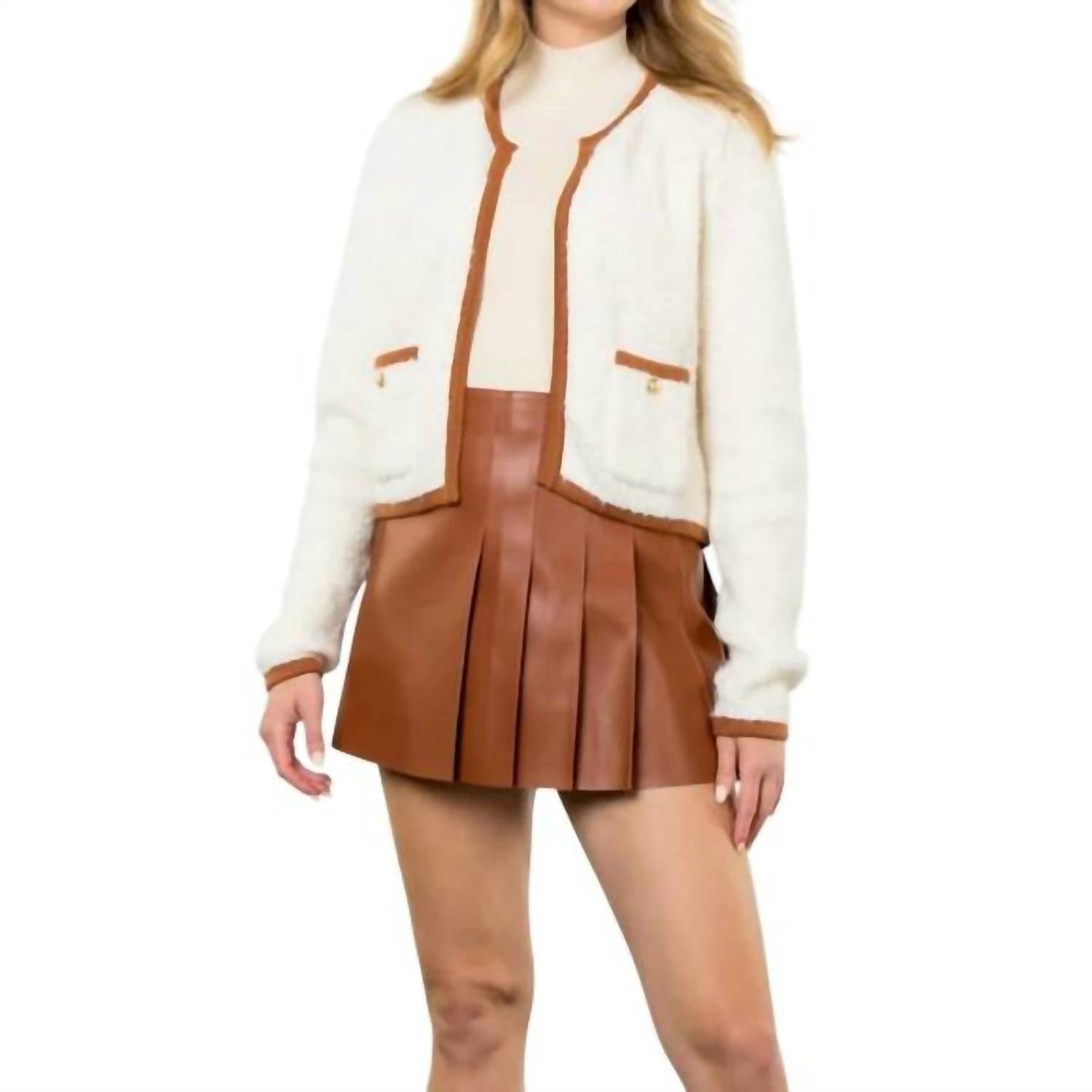 Thml - Pleat Sleek Mini Skirt