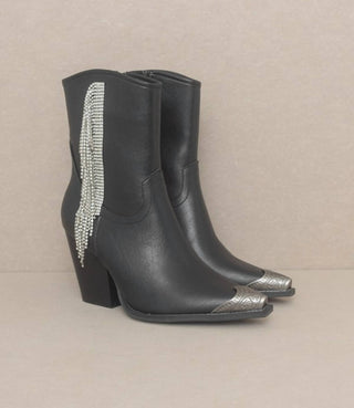 Kke Originals - Women's Kai Rhinestone Fringe Boot
