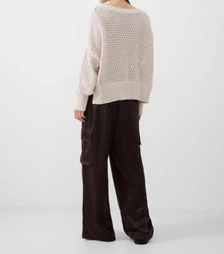 French Connection - Nini Crochet V Neck Jumper