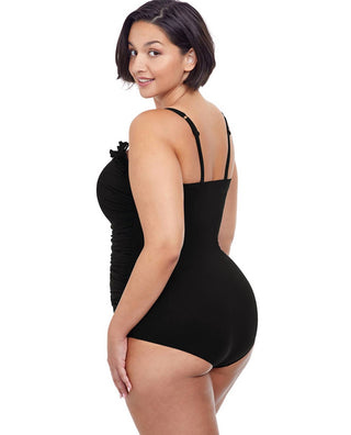 Profile By Gottex - Plus Size Scoop Neck One Piece Swimsuit