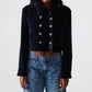 Steve Madden - Tonia Velvet Button Blazer