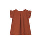 Omamimini - Girls' Gauze Top with Box Pleated Sleeves