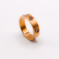 Radiant Rose Gold Gem Ring – Elegant Gemstone Statement Ring for Women