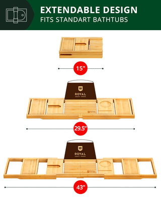 Bathtub Caddy Tray, Natural