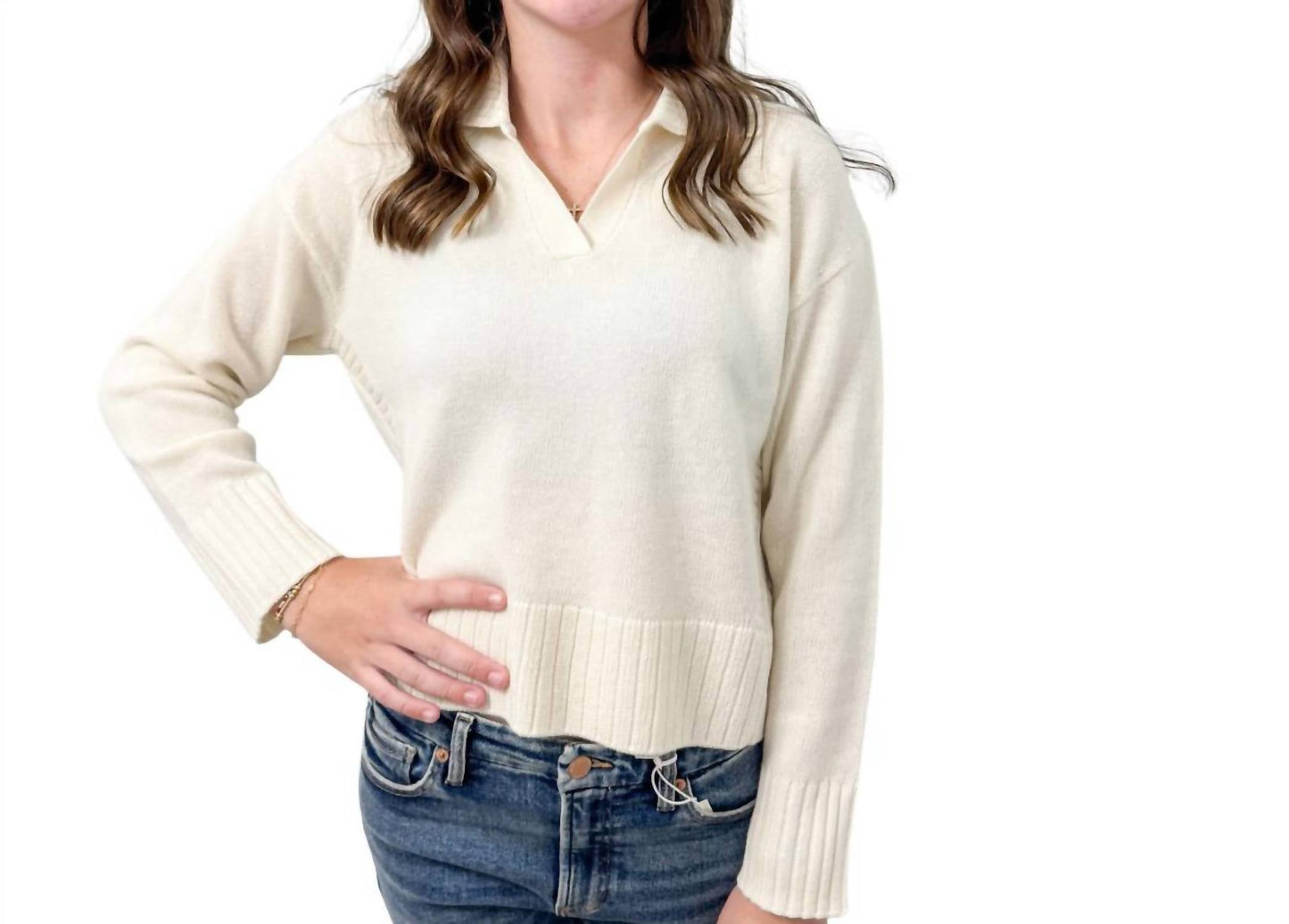 Alashan Cashmere - Cora V-neck Polo