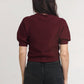 Endless Blu. - Colby Puff Sleeves Sweater