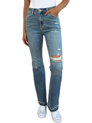 Judy Blue - Destroy & Released Hem Bootcut Jeans
